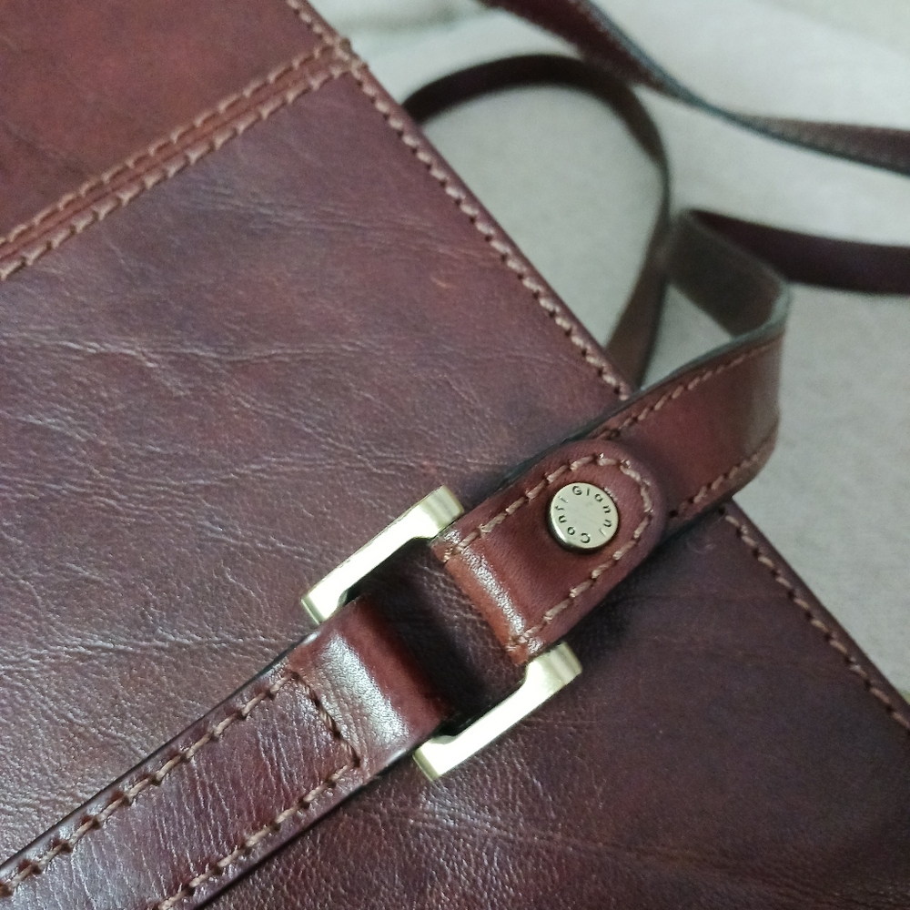 Gianni & Conii cognac leather shoulders bag - Picture 6 of 16